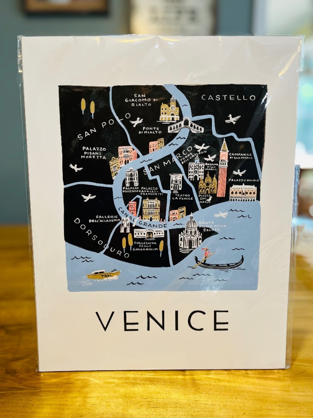 New Rifle Paper Co. World Traveler Venice 11x14 Art Print